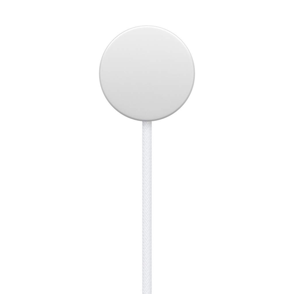 Apple Watch Magnetic Fast Charger WOVEN to USB-C Cable 1M (White)