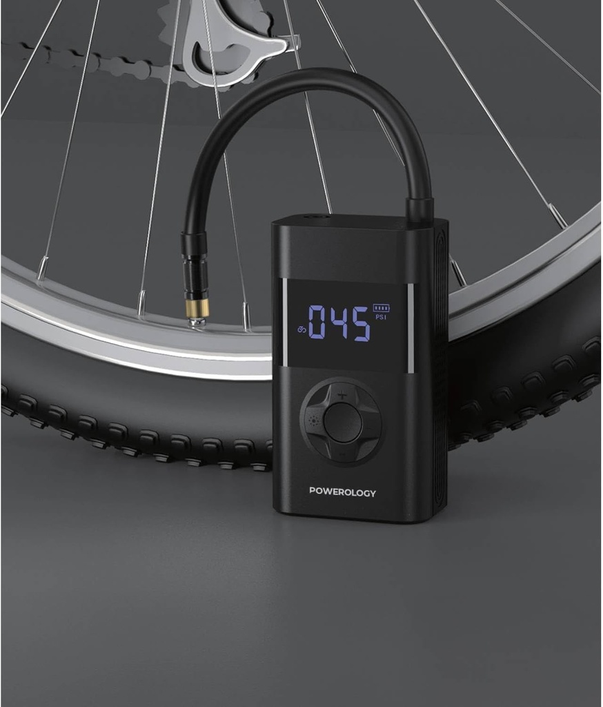 Powerology PPO55 Ultra Portable Air  Compressor Powerbank (Black)