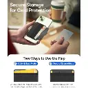 Sinjimoru MagSafe Wallet M-Band Stand (Black)