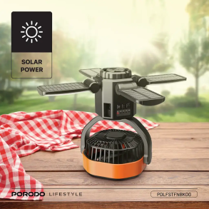 Porodo Lifestyle Suncharge Outdoor Solar Fan 