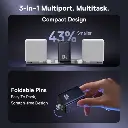 Baseus EnerFill FE11 Fast Charger 2C+U 100W - Cosmic Black