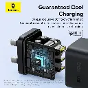 Baseus Palm Fast Charger 2C+U 65W - Cluster Black