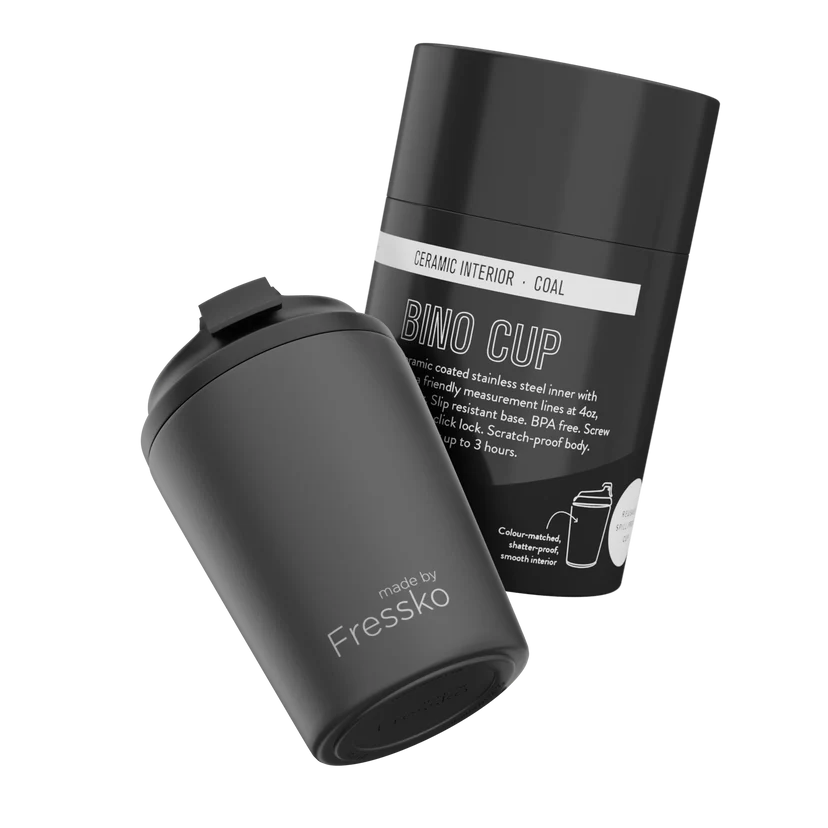 Fressko Bino 227ml / 8oz Cup - Ceramic - Coal