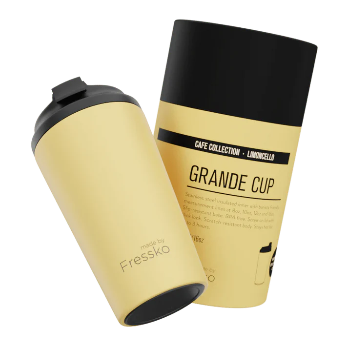 Fressko Grande 475ml / 16oz Cup - Stainless Steel - Limoncello