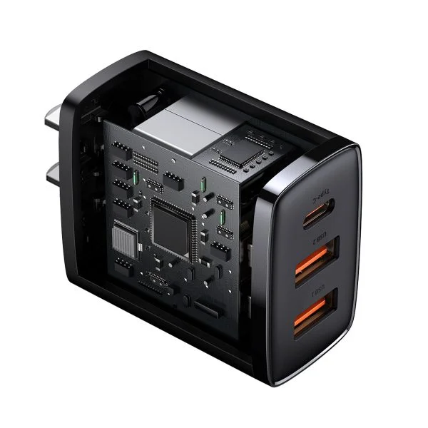 Baseus EnerFill FN11 Fast Charger 2U+C 30W - Cosmic Black