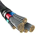 Baseus New Braided Fast Charging Cable USB-C to USB-C 100W 1m - Black