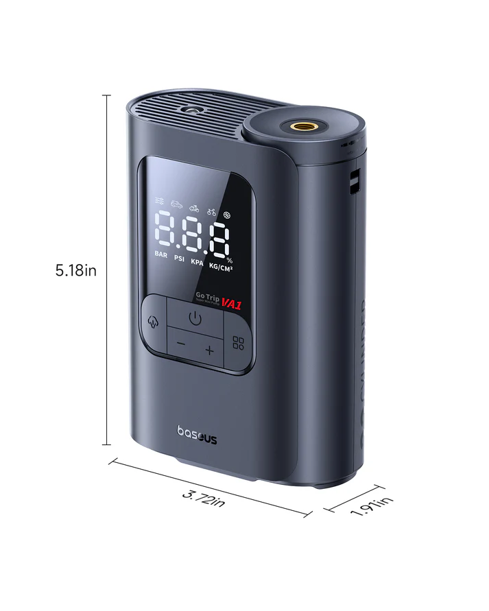 Baseus GoTrip VA1 Max Super Mini Cordless Inflator 22-Cylinder - Cosmic Black