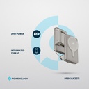 Powerology 5000mAh Powerbank Magsafe Charging Air-Vent Mount