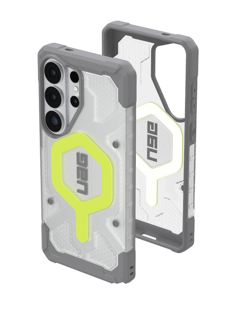 UAG Pathfinder Clear w/Magnet Case for Samsung Galaxy S26 Ultra (Active Neon Lanyard)