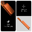 Momax 1-POWER S.PASS 10000mAh Qi2 Magnetic Wireless Battery Pack (Orange)