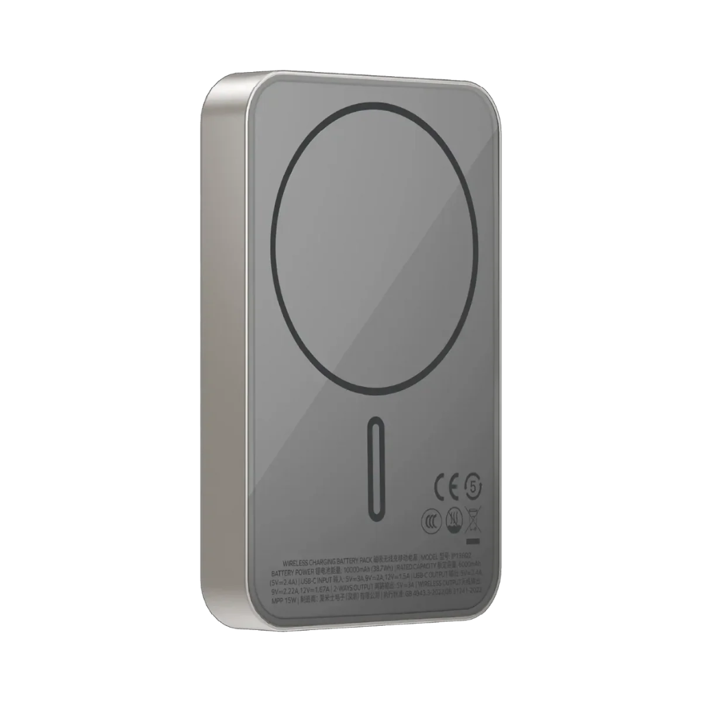 Momax Q.Mag X1 Qi2 Magnetic Wireless Battery Pack 10000mAh - Gen 2 (Titanium)