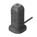 Momax ONEPLUG 7-Outlet Power Strip With USB