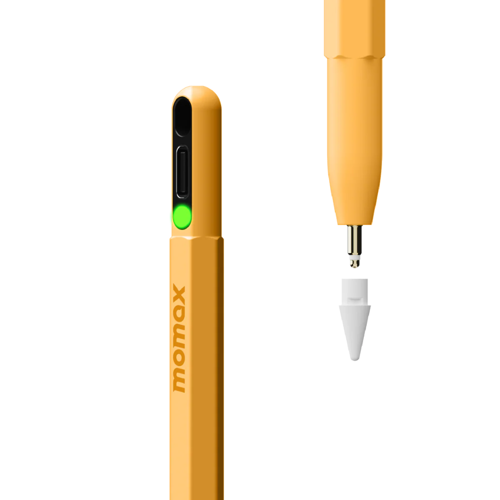 Momax ﻿Mag.Link Pop Magnetic active stylus pen (Yellow)