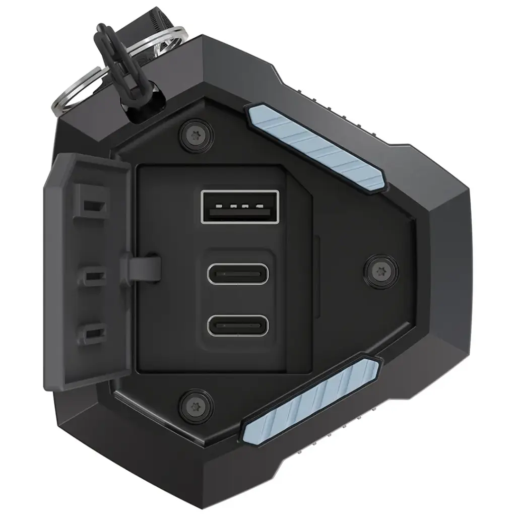 Powerology TorchPower 20000mAh Power Bank  Built-in Flashlight 