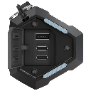 Powerology TorchPower 20000mAh Power Bank  Built-in Flashlight 