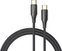 Vention Nylon Braided Zinc Alloy USB C- C Cable 2M (Black)