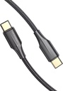Vention Nylon Braided Zinc Alloy USB C- C Cable 2M (Black)