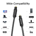 Vention Optical Fiber Audio Cable 2M (Black)