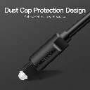 Vention Optical Fiber Audio Cable 2M (Black)