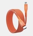 Statik MagStack Pro Magnetic 100w USB-C to C Cable 0.9M (Orange)