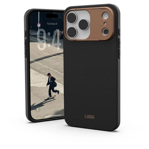 UAG Fibr Armr Magsafe Kevlar Case for iPhone 17 Pro (Graphite/Bronze)