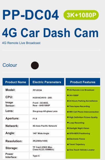 Phone Planet Car Dash Cam 3K HD