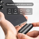 Statik Snap-N-Charge Power Bank Universal USB-C, Lightning & Micro USB Magnetic Tips V3 3200mAh (Black)