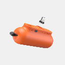 Statik Snap-N-Charge Power Bank Universal USB-C, Lightning & Micro USB Magnetic Tips V3 3200mAh (Orange)