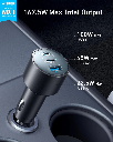 Anker Car Charger 167.5W, 3 Ports Cable Bundle (Gray)  