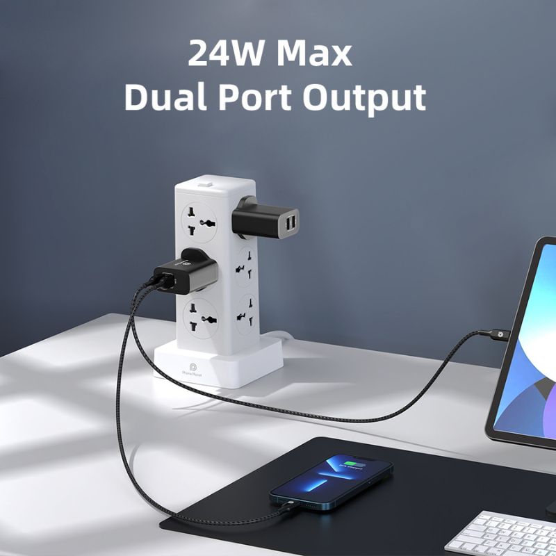Phone Planet Dual QC Smart Charger USB 24W