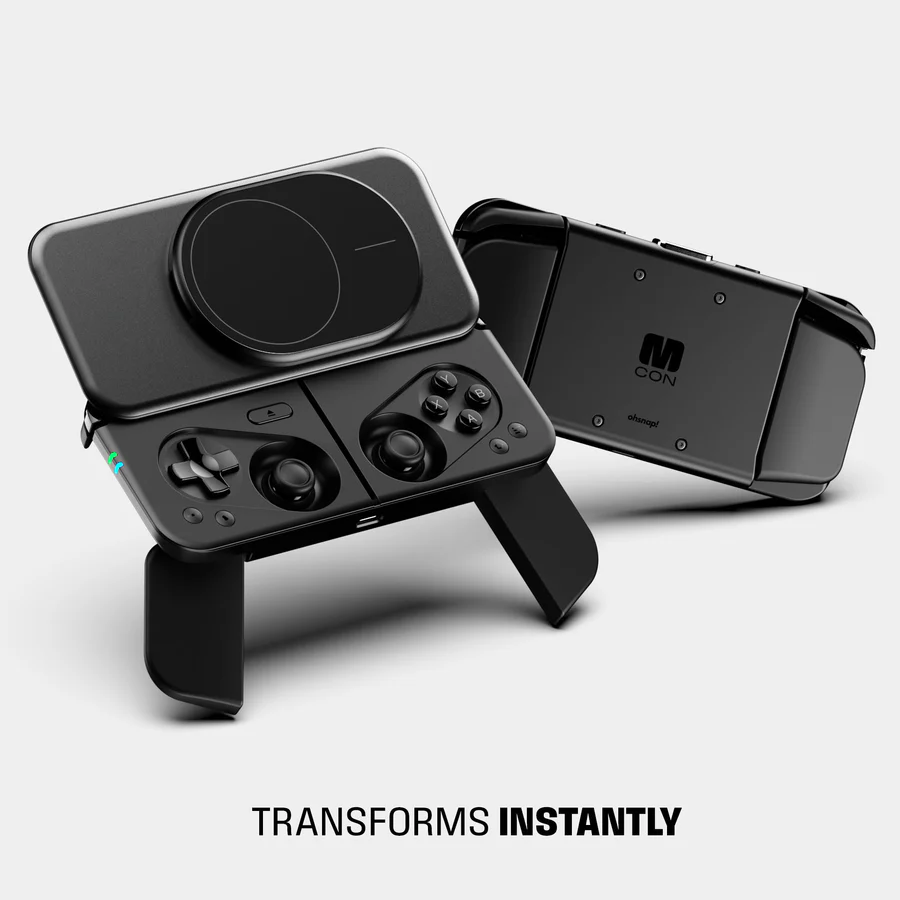 OhSnap MCON Magnetic Transforming Gaming Controller (Black)