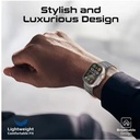 Promate Magnetic Silicone Strap with Metal Loop  For Apple Watch 44/49mm (Grey)