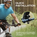Promate Quick-Clamp SecureMount Bike Mount for Smartphones (Black)
