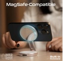Promate MagSafe LED Ring Light 360° Rotatable (Rose Gold) 