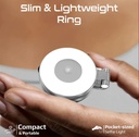 Promate MagSafe LED Ring Light 360° Rotatable (Grey) 