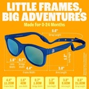 Baby Sunnies Sunglasses 0-24 month (Navy Blue)