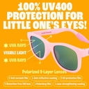 Baby Sunnies Sunglasses 0-24 month (Barbie Pink)