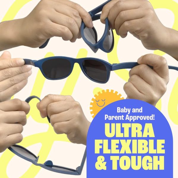 Baby Sunnies Sunglasses 3-8 y/o (Black)
