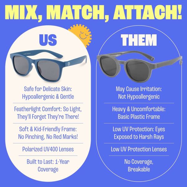 Baby Sunnies Sunglasses 3-8 y/o (Navy Blue)