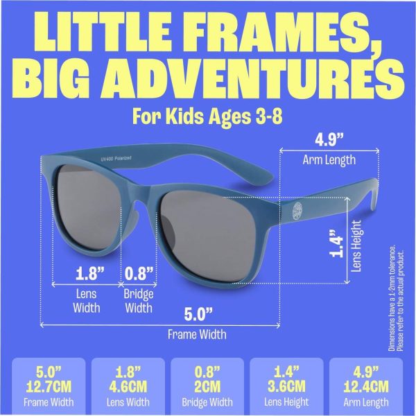 Baby Sunnies Sunglasses 3-8 y/o (Navy Blue)