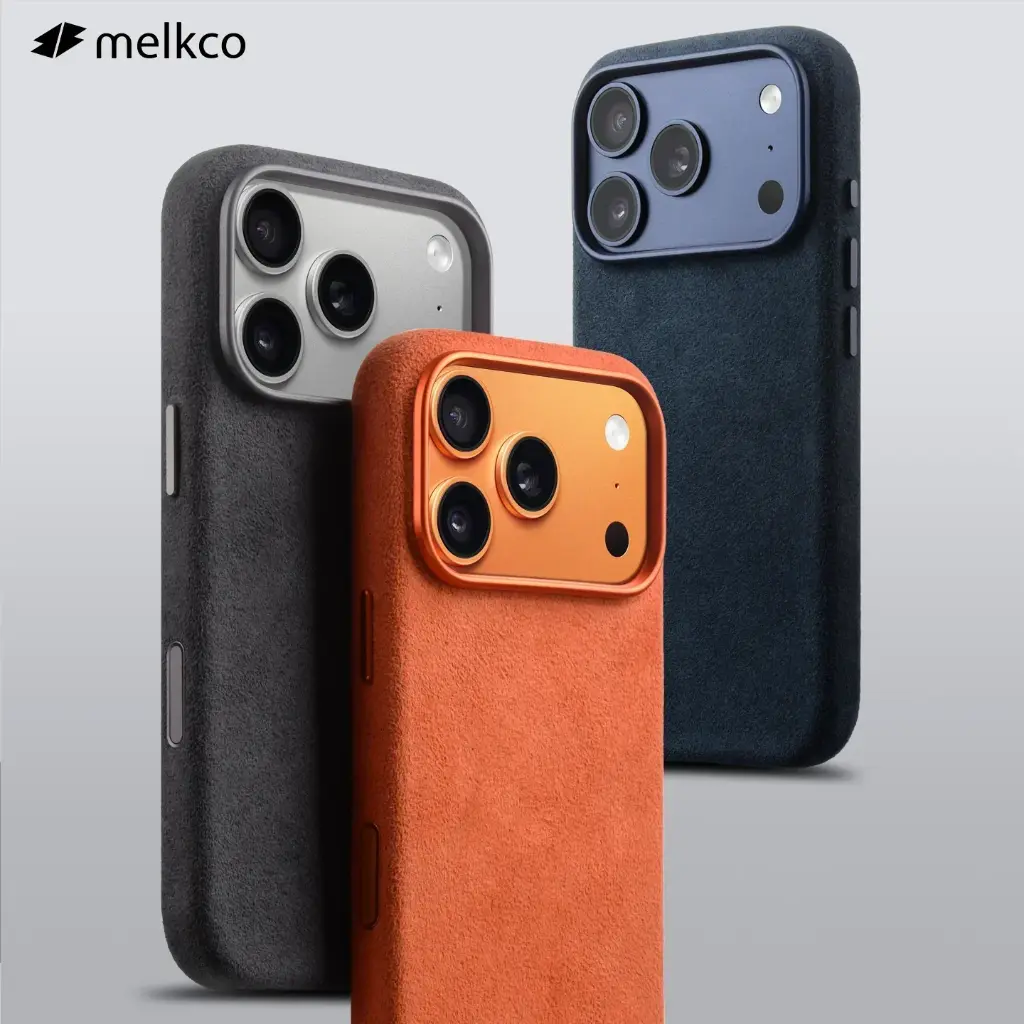 Melkco Alcantara Magsafe Case For Iphone 17 Pro Max (Orange)