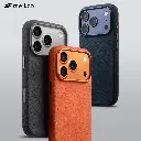 Melkco Alcantara Magsafe Case For Iphone 17 Pro (Orange)