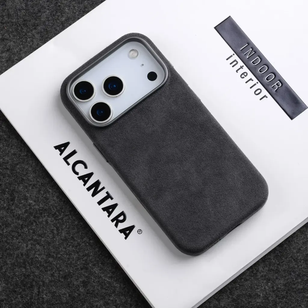 Melkco Alcantara Magsafe Case For Iphone 17 Pro (Dark Blue)
