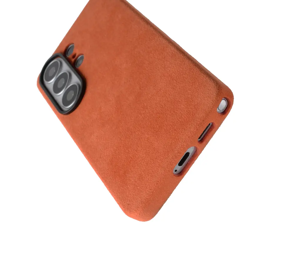 Melkco Alcantara Magsafe Case For Samsung Galaxy S26 Ultra (Orange)