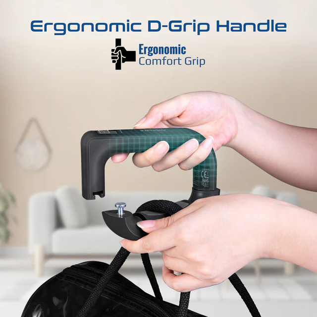 Promate Digital Handheld Luggage Scale • 50Kg Max Capacity (Black)