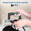 Promate Digital Handheld Luggage Scale • 50Kg Max Capacity (Black)