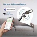 Promate Smart Keychain with Apple Find My Locator  (Titanium)