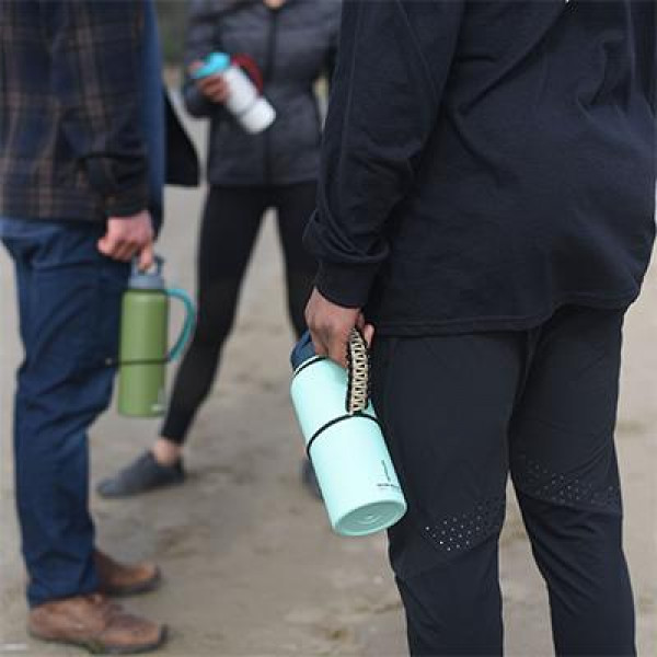 Fifty Fifty Paracord Handle for Bottle (Black)