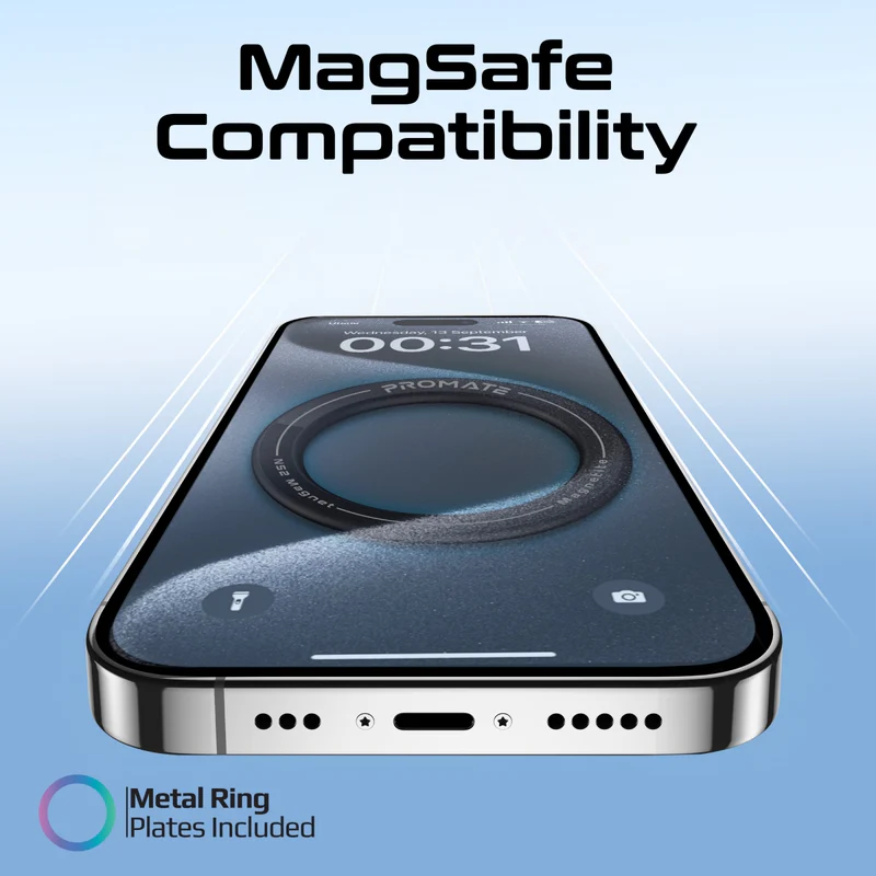 Promate 360°  MagSafe Phone Mount (Black)