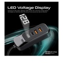 Promate 120W Car charger 1.5m Cable (Black)